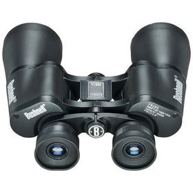 Bushnell Falcon objective lens detail highlighting 50mm lens for brighter images