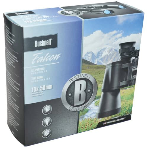 Bushnell Falcon used outdoors at a lookout conveying secure grip and travel convenience