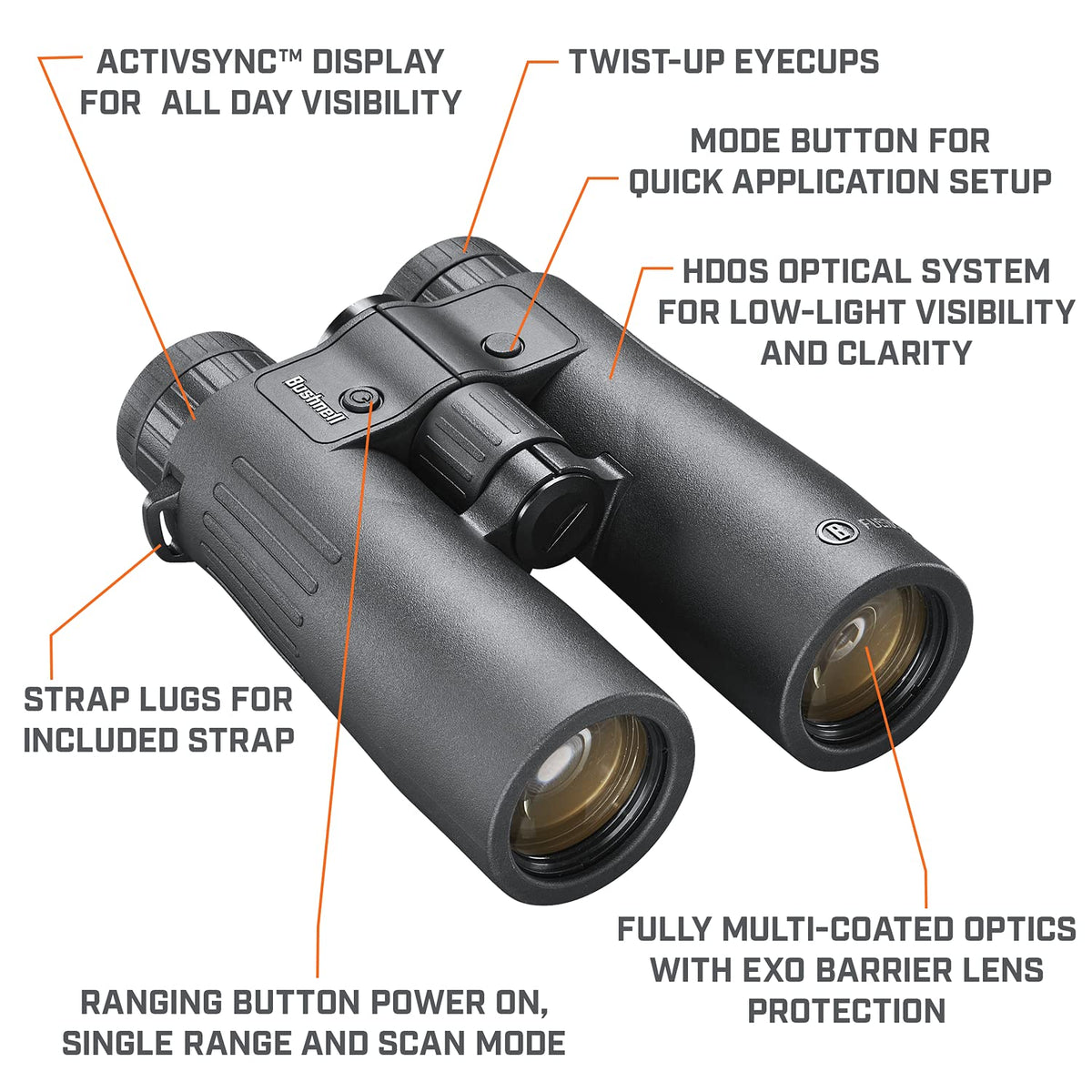 ActivSync reticle on Bushnell Fusion X adapts contrast for clear aiming.