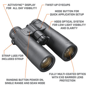 ActivSync reticle on Bushnell Fusion X adapts contrast for clear aiming.