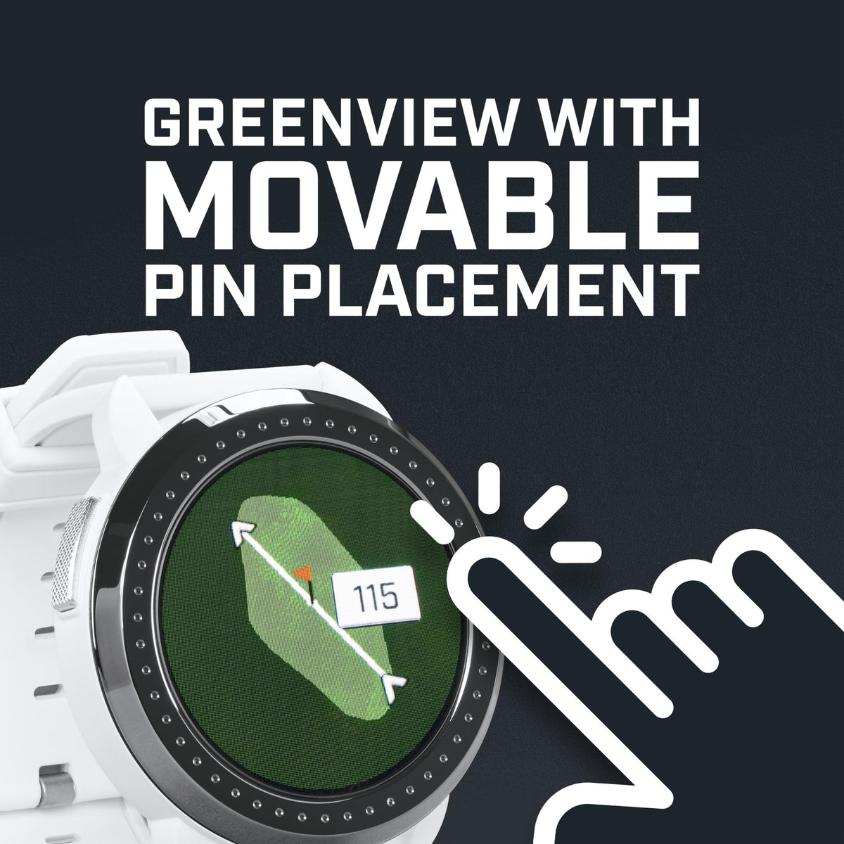 Bushnell iON Elite HoleView shows layout and hazards.
