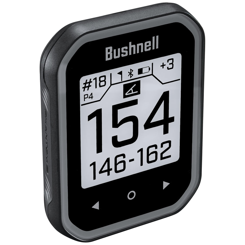 Bushnell Phantom 3 Slope display provides quick yardages on the course.
