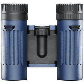 Bushnell H2O 10x25mm binoculars compact design for travel and camping.