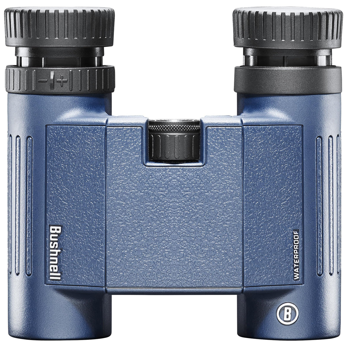 Bushnell H2O 10x25mm binoculars twist-up eyecups enable comfortable viewing.