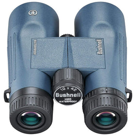 Bushnell H2O 10x42 binoculars with lightweight chassis for all day comfort.