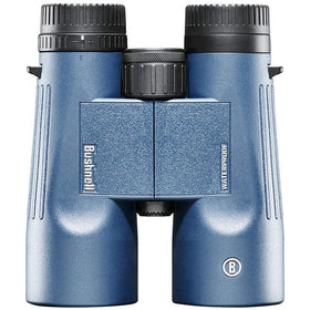 Bushnell H2O 10x42 binoculars featuring non-slip grip for secure handling.