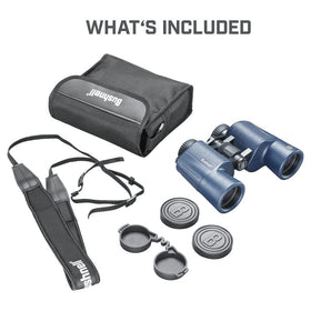 Bushnell H2O 12x42mm binoculars aluminum chassis offers durable all-day comfort