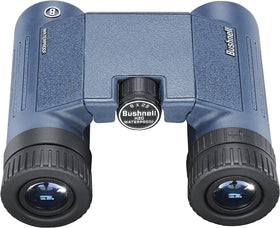 Bushnell H2O held in hand to show lightweight size for hiking convenience