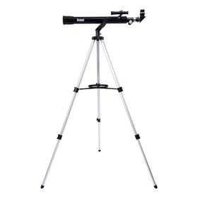 Bushnell mounted on tripod in field, providing stable observing and usability