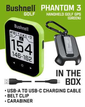 Bushnell Phantom 2 GreenView pin placement for precise flag distances