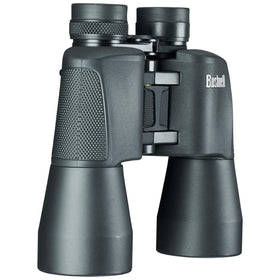 Bushnell Powerview 12x50 mounted on tripod for stable viewing