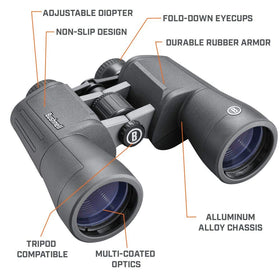 Bushnell PowerView 2 20x50 binoculars low-light clarity for dawn or dusk viewing