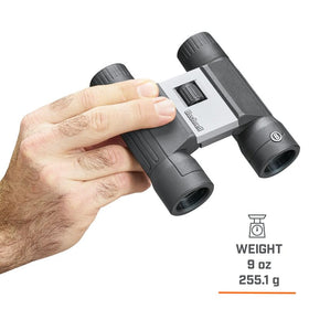 Bushnell PowerView 2 held in hand demonstrating lightweight balance benefit