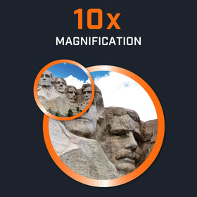 Bushnell PowerView 2 lens multi-coating close-up for brighter images benefit