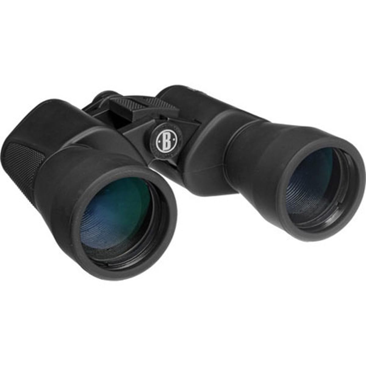 Bushnell PowerView 20x50 side housing shows rugged non-slip grip