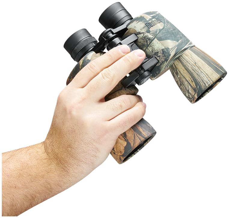 Bushnell PowerView binoculars are tripod-compatible for steady, hands-free viewing.