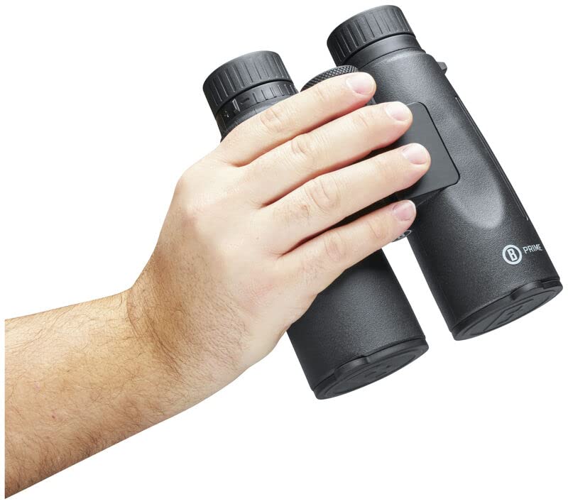 Bushnell Prime 12x50 binoculars eyepieces close-up for comfortable eye relief