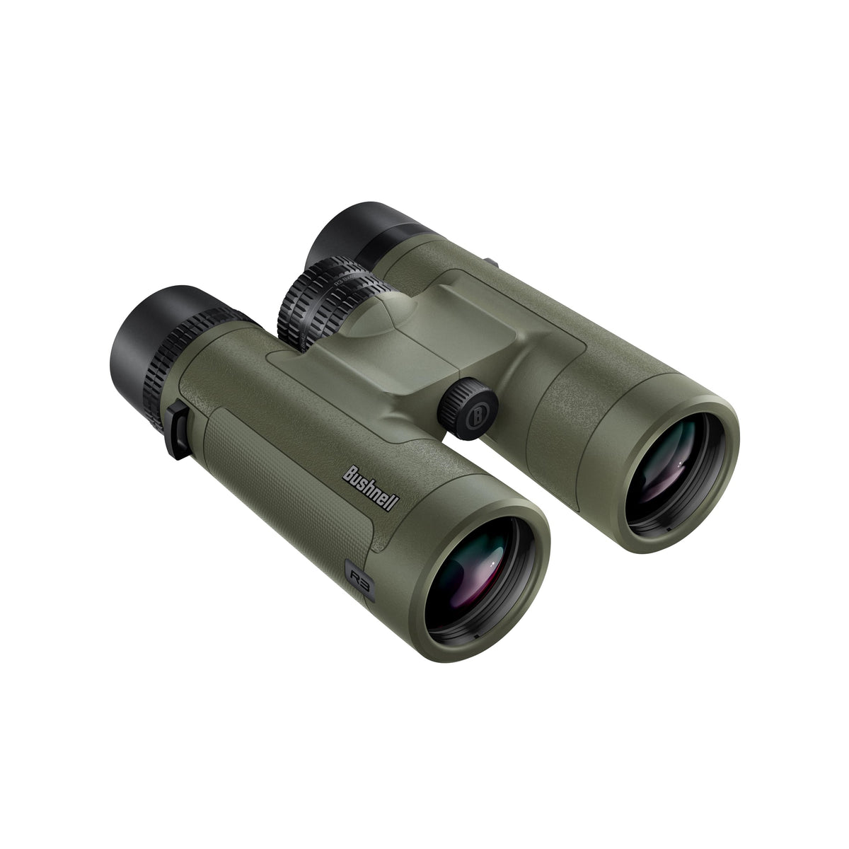 Bushnell R3 8x42 binoculars front view offers bright, immersive wildlife viewing.