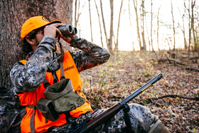 Bushnell R5 10x42 binoculars ideal for wildlife observation and hunting range.