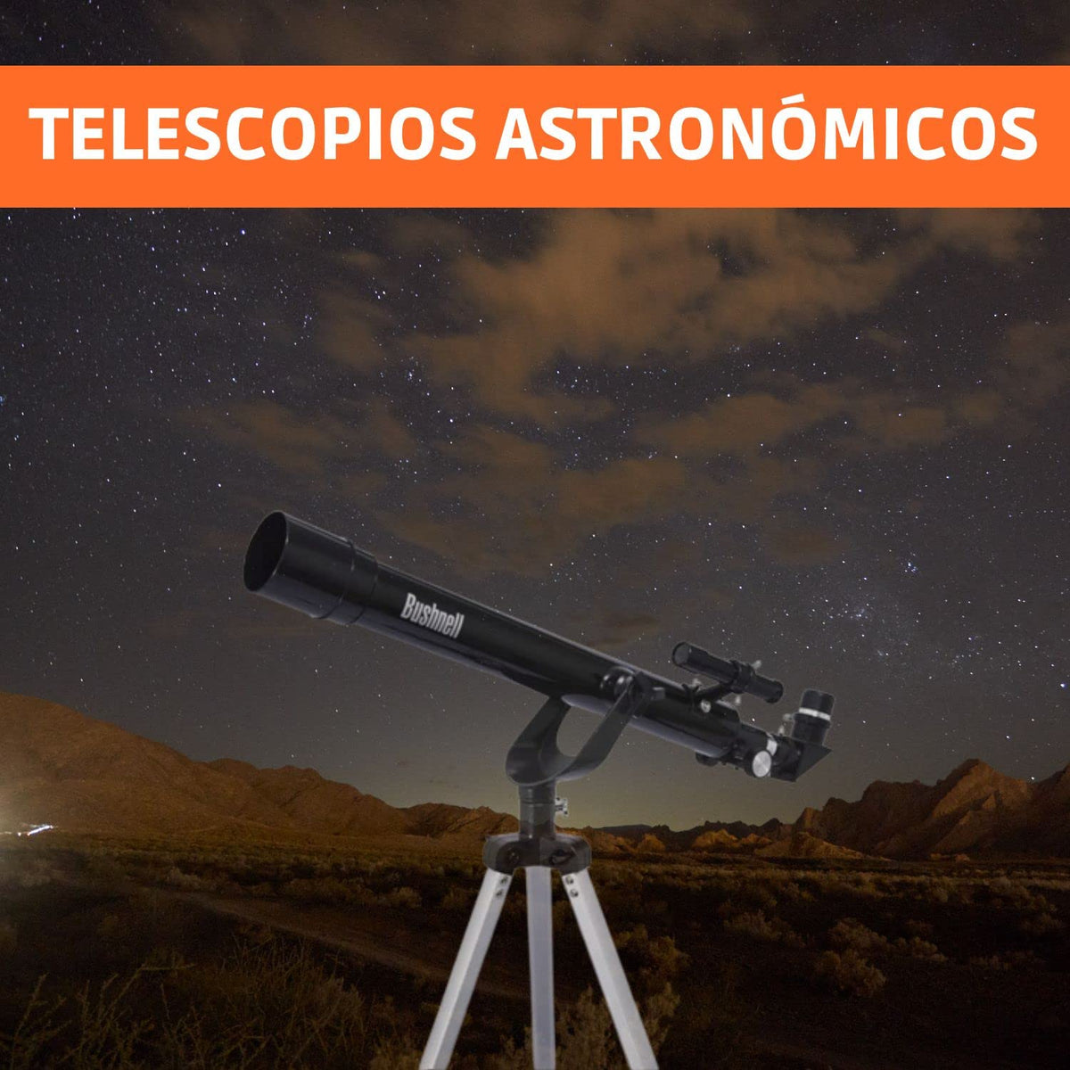 Bushnell refractor side profile highlighting compact design and easy transport benefit
