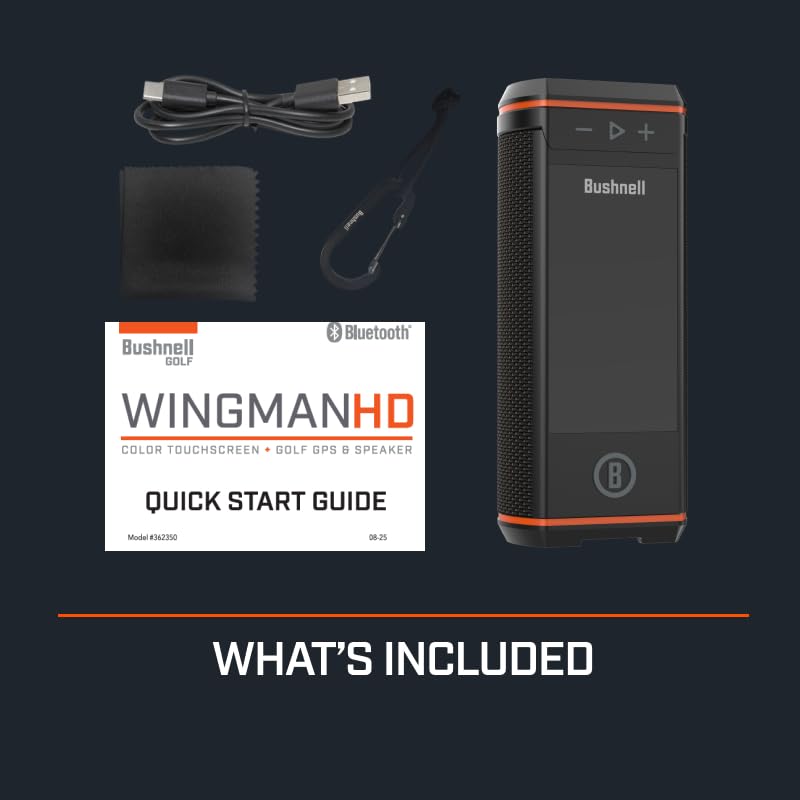 Bushnell Wingman HD premium 360 degree audio on cart