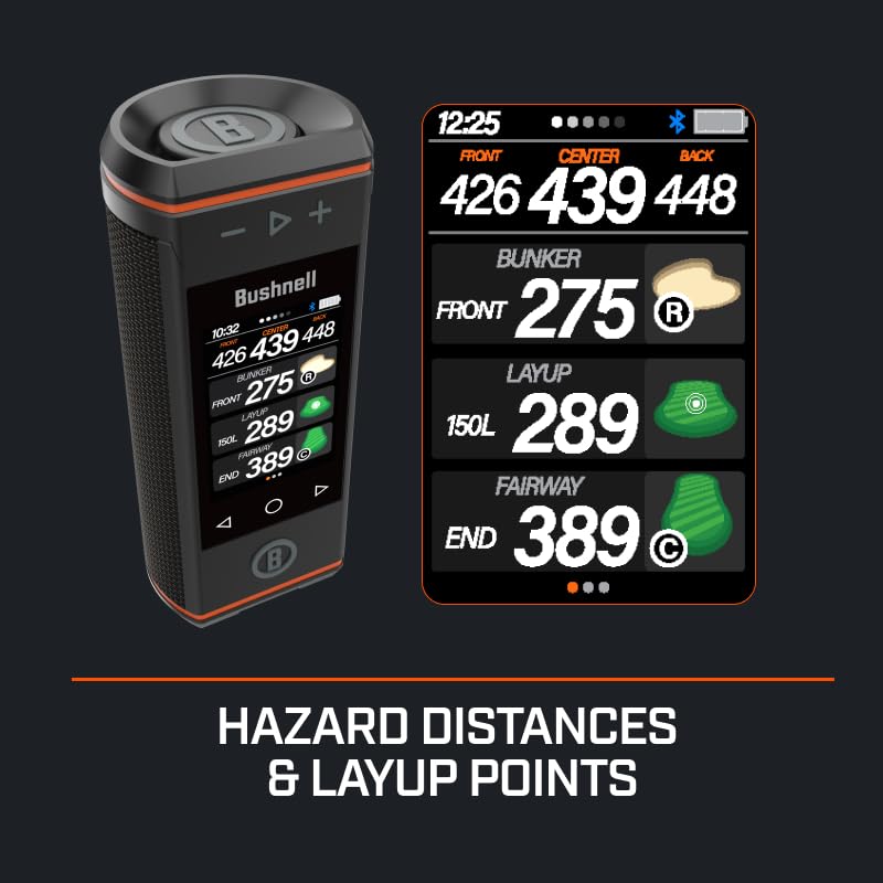 Bushnell Wingman HD back distance view for on course awareness