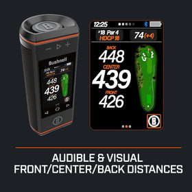 Bushnell Wingman HD center distance on color screen supports decision making