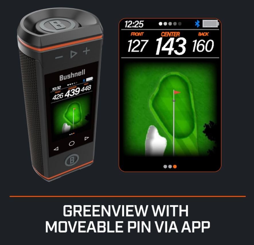 Hole and green views help plan shots with detailed layouts