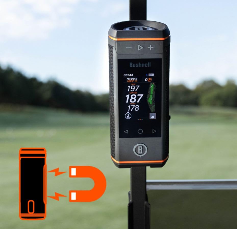 Magnetic cart mount with BITE tech ensures quick, secure placement