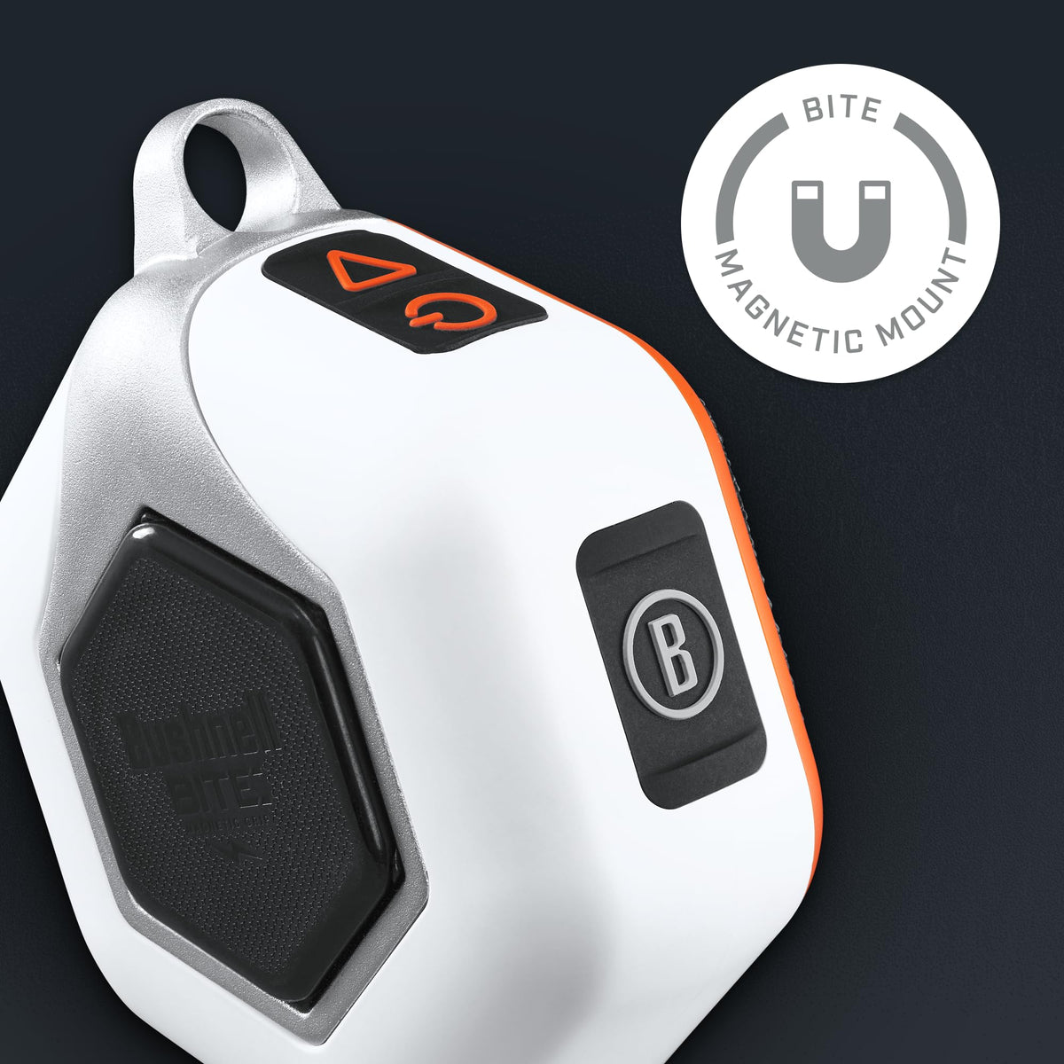 Built-in microphone on Wingman Mini for hands-free calls on the course
