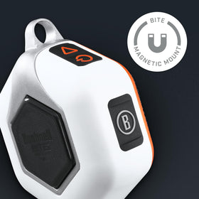 Built-in microphone on Wingman Mini for hands-free calls on the course