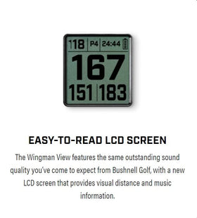 BITE magnetic cart mount keeps Wingman View secure on golf cart.