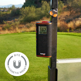 Removable magnetic remote for Wingman View control on the course