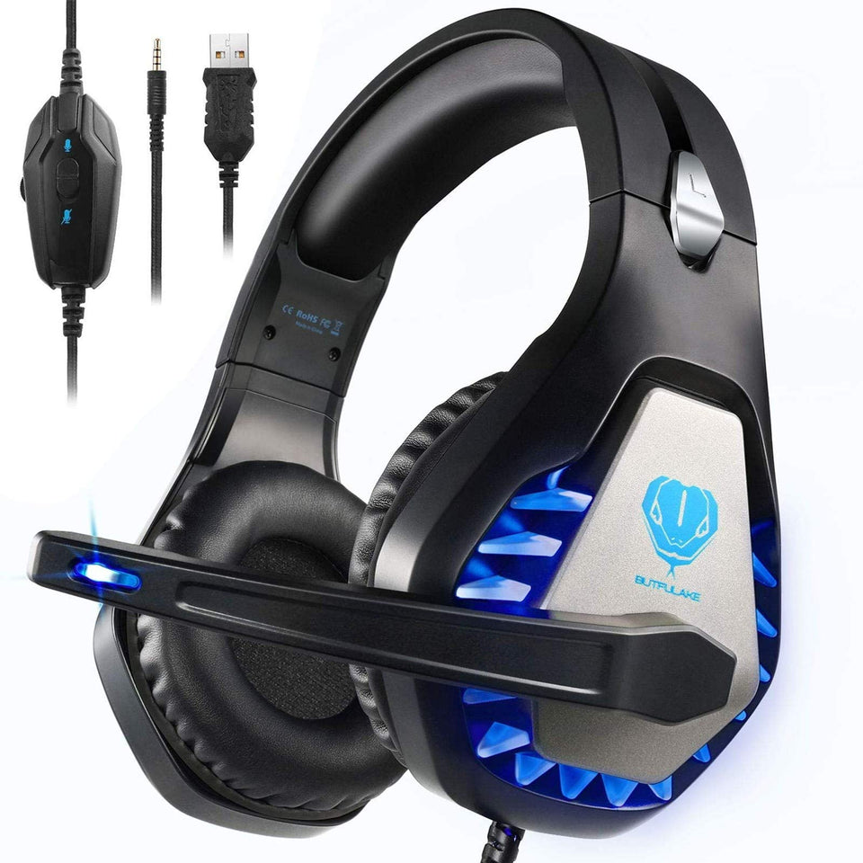 BUTFULAKE GH1 headset shows 50mm drivers delivering immersive soundstage and accurate positioning.