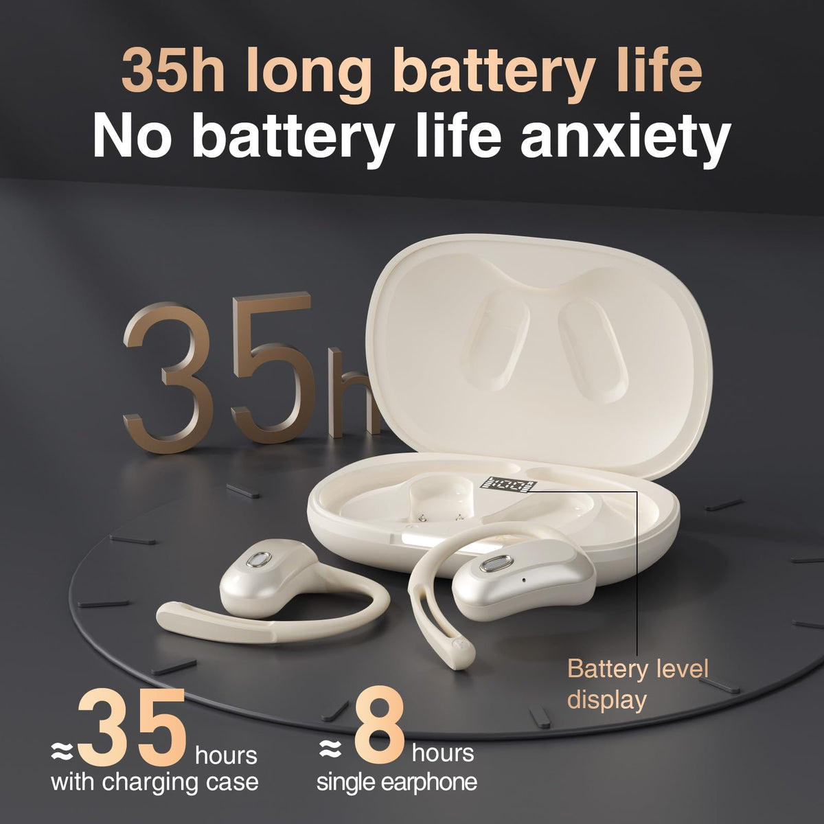 Butyoef Lightweight design reduces ear fatigue during long listening sessions.