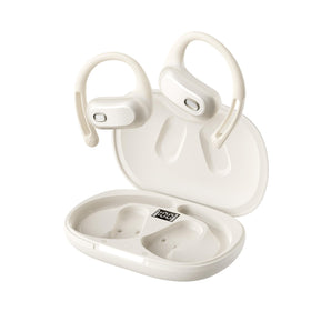 Butyoef Open Ear Headphones with silicone hangers provide secure, comfortable wear.