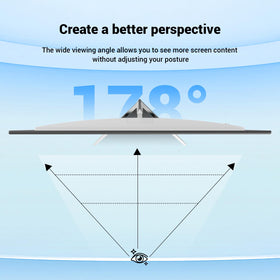 BUYRICH VA-panel display delivering natural colors and smooth gradients.