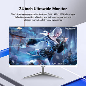 BUYRICH monitor with 75x75 mm VESA compatibility for flexible mounting.