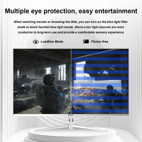 BUYRICH ergonomic setup with adjustable stand for flexible placement