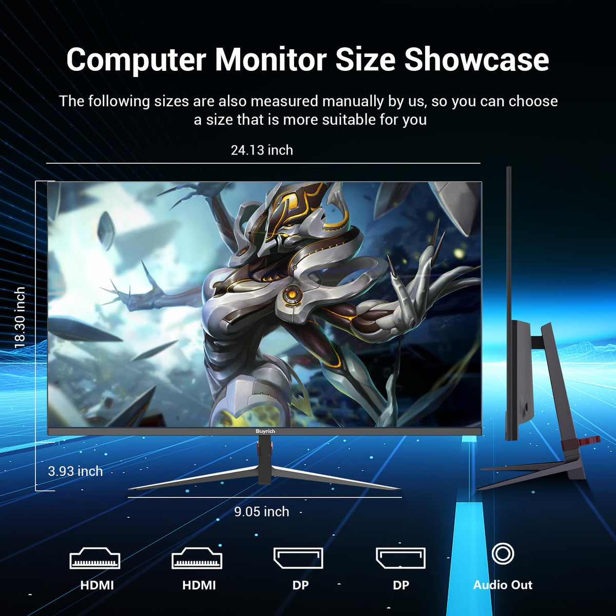 BuyRICH ready-to-use monitor for instant gaming out of the box