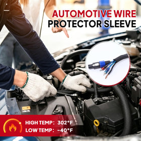 BuyUneed automotive wiring sleeve helps organize under dashboards and engines.