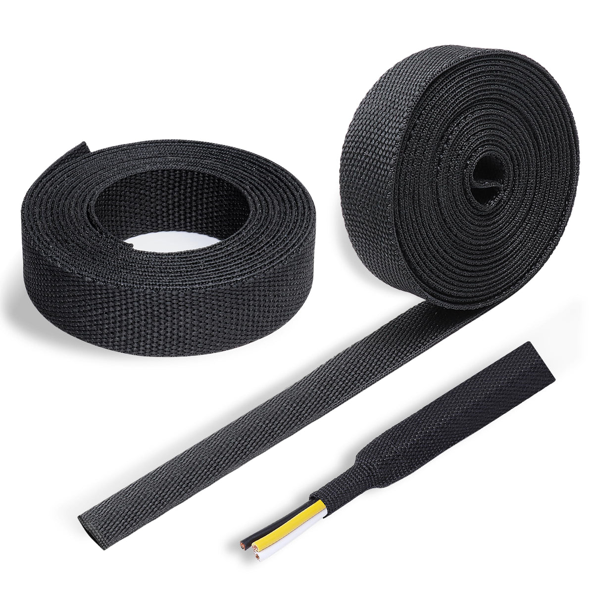 BuyUneed braided sleeving with 2:1 shrink ratio, ready for fast installation.