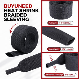 BuyUneed close-up of braided texture demonstrating abrasion resistance and flexibility