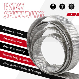 BuyUneed copper braid shielding demonstrating impact on signal stability