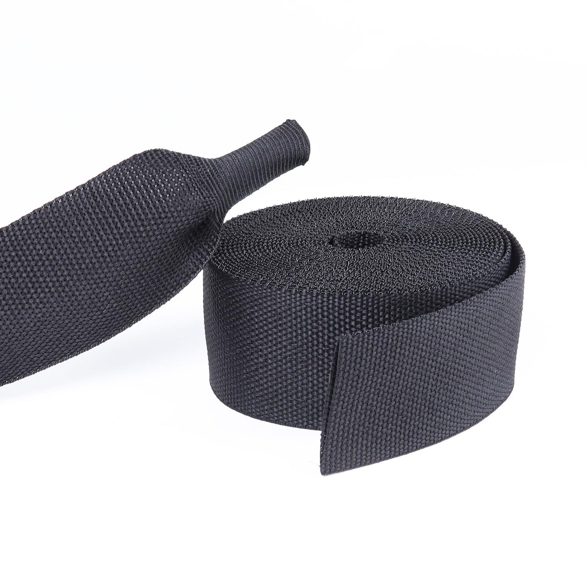 BuyUneed front packaging of 3/4 inch 16ft braided sleeving showing product and length benefits