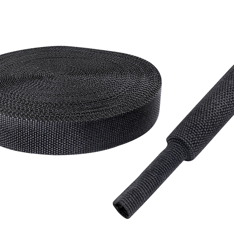 BuyUneed front packaging showing 3/8 inch ID and 30ft length, protects cables
