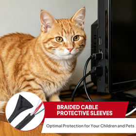 BuyUneed motorcycle cable sleeve protects wiring during maintenance.