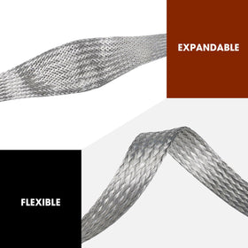 BuyUneed braid installed on home cables deterring pet chewing and abrasion