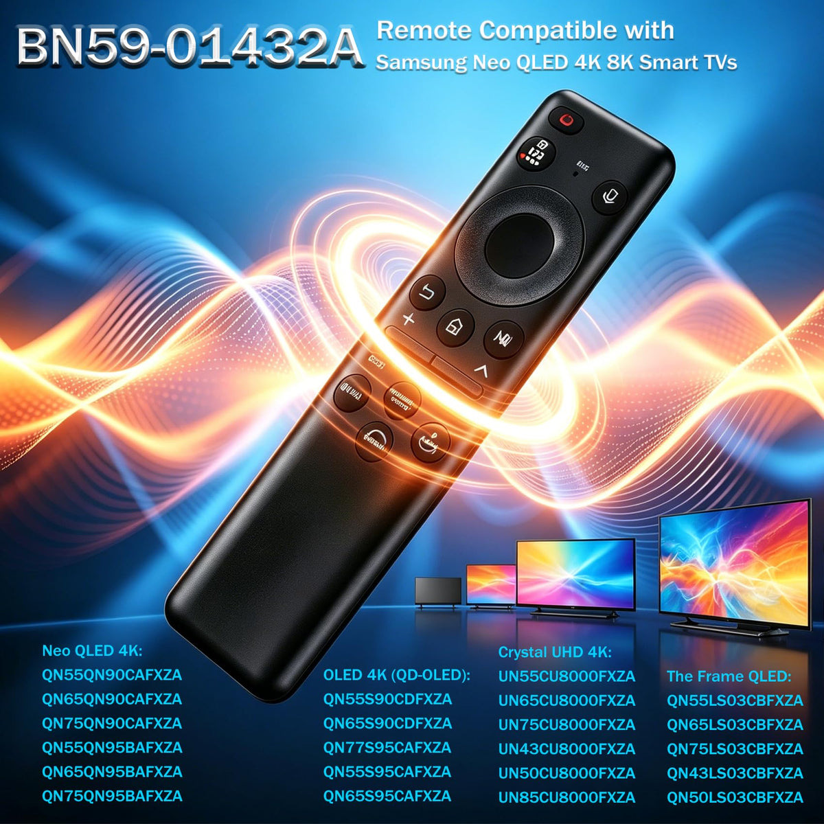Bxmgr rechargeable remote back panel highlights solar charging for eco-friendly power