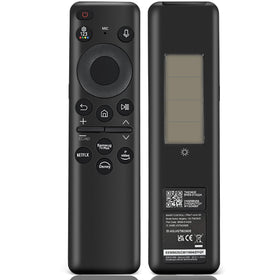 Bxmgr rechargeable remote front view with solar panel for daily use